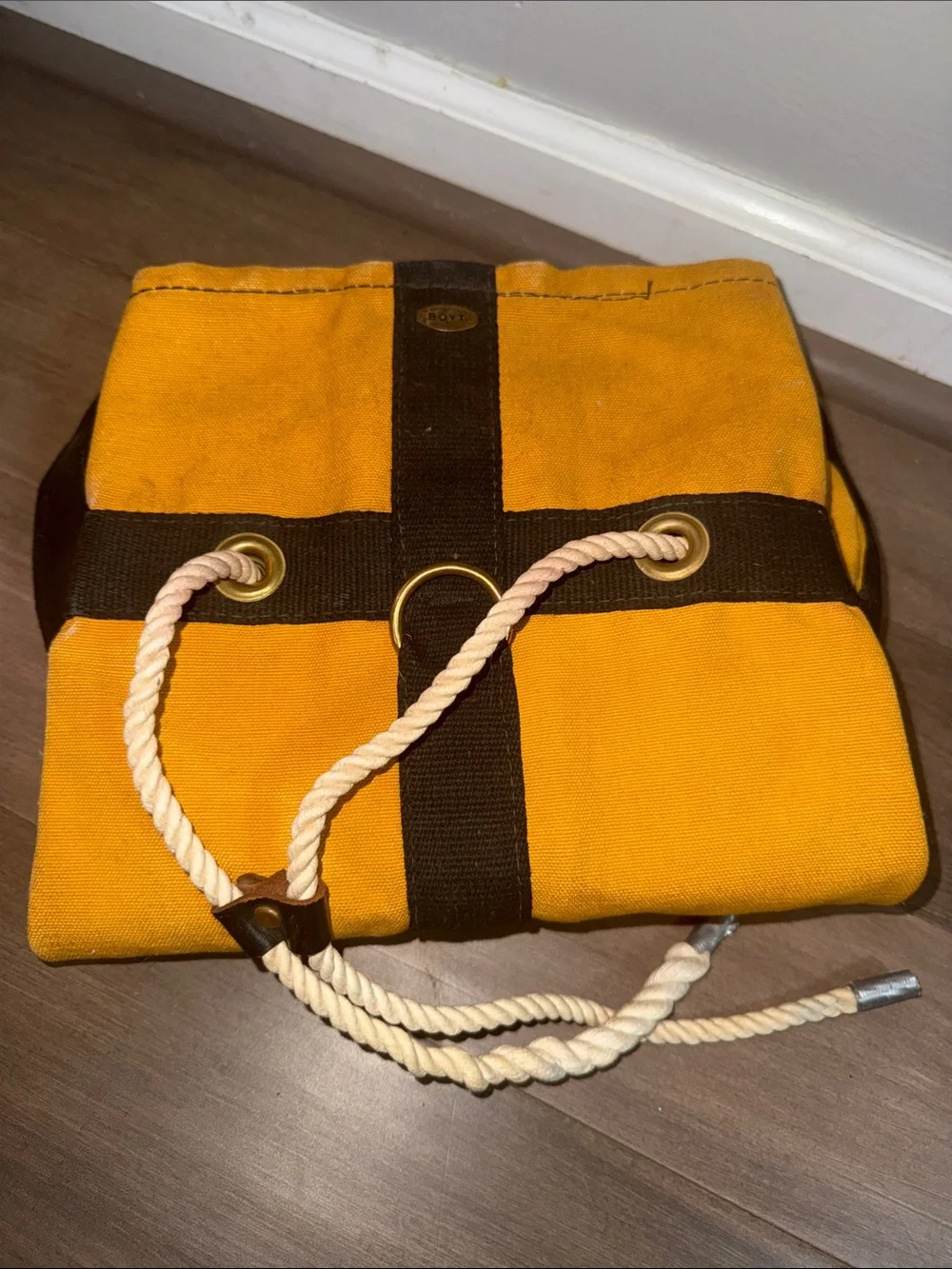 Vintage Boyt Harness Company Canvas Anchor Duffle Bag – Made in Iowa Falls, Iowa - Picture 12 of 12